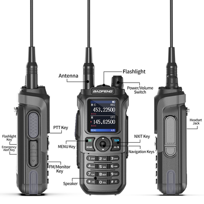 acheter 135*60*33mm Taille exclue Antenne Baofeng Walkie Talkie Longue portée avec capacité de batterie 2600mAh fabrication en ligne