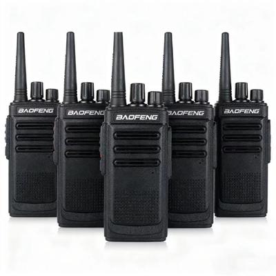 acheter Radio professionnel UHF Walkie Talkie à deux voies 5W à double bande Portable avec 2 PC Noir anglais QT / DQT fabrication en ligne