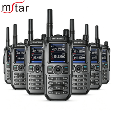 acheter BAOFENG UV-21R 6W TRI-BAND Ham Radio avec écran couleur de 1,77' et NOAA 999CH Walkie Talkie à longue portée fabrication en ligne