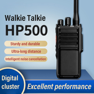 Radio numérique bilatérale HP500 GPS Bluetooth UHF VHF professionnel DMR Portable Radio bilatérale Walkie Talk