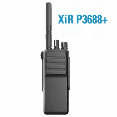 Radio numérique bidirectionnelle XIR P3688+ Fonction GPS numérique analogique portatif DMR Alarme d'urgence