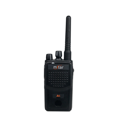 Radio numérique à double sens A6 Portable Forte pénétration Longue portée Impression claire Forte et résistante aux chutes Surveillance