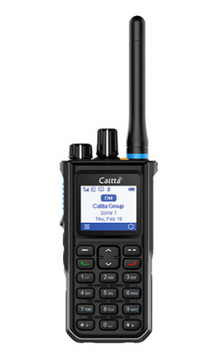Radio numérique bidirectionnelle DH590 imperméable à l'eau et à la poussière Longue durée d'endurance Enregistrement en option walkie talkie