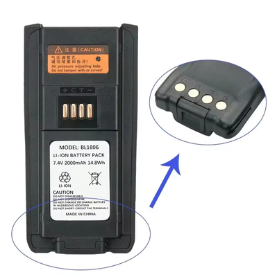 Batterie BL1806 BL2505 2000mAh Batterie PT580 PT580H PT580H Plus Remplaçable remplacement walkie talkie