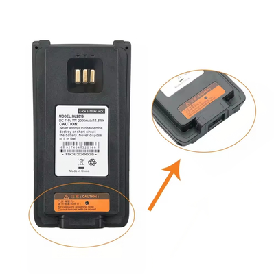 Batterie BL2016 Batterie de remplacement pour PD985 PD985U Walkie Talkie Batterie radio bidirectionnelle