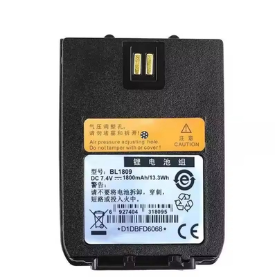 Batterie BL1809 Hytera 7.4V 1400mAh Pack de batterie de remplacement rechargeable au lithium-ion pour deux voies radio X1p X1e Z1p
