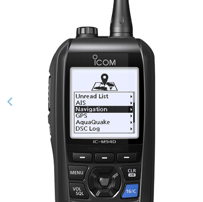 M94D VHF Marine Radio bidirectionnelle IP57 Flash flottant pour bateau avec écran LCD