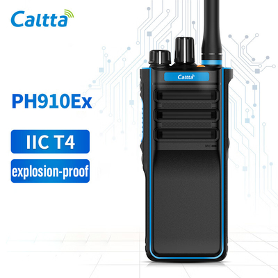 Caltta Kirisun Radio à 2 voies noir portable numérique Walkie Talkie résistant aux explosions IP68 étanche à l'eau et à la poussière