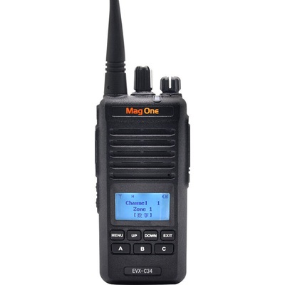 C34 IP54 étanche à l'eau et à la poussière Alarme d'urgence en mode direct Walkie Talkie numérique