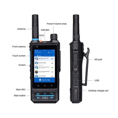 Inrico S200 Grand écran 4G LTE Caméra frontale 2MP Wi-Fi Un clic SOS GPS vidéo / voix