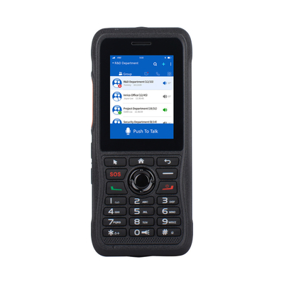 Inrico T310R POC Radio à longue distance bilatérale IP65 Grâce à une radio à longue distance bilatérale de grande taille avec NFC standard et bouton PTT de grande taille