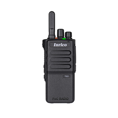 INRICO T521 POC Radio à longue distance à deux voies IP66 étanche à l'eau et à la poussière sans fil à deux voies Radio PoC innovante d'Inrico pour les utilisateurs industriels