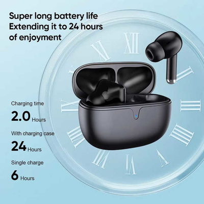 Vente en gros d'écouteurs anti-bruit Écouteurs Bluetooth Écouteurs LED Affichage numérique Air Écouteur ENC Écouteurs sans fil Écouteurs intra-auriculaires