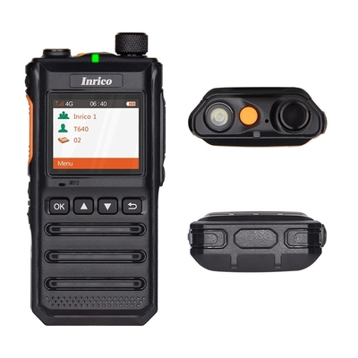 Inrico T640 POC Radio à longue distance à deux voies Radio à haute puissance à deux voies Rating IP54 2MP Caméra frontale pour les exigences du client