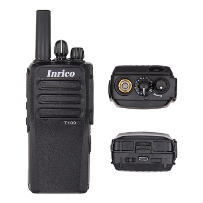 Inrico T199 POC Réseau de communication à double transmission à longue distance à deux voies radio longue portée 2G/3G/4G/WiFi Performance et efficacité non spécifiées