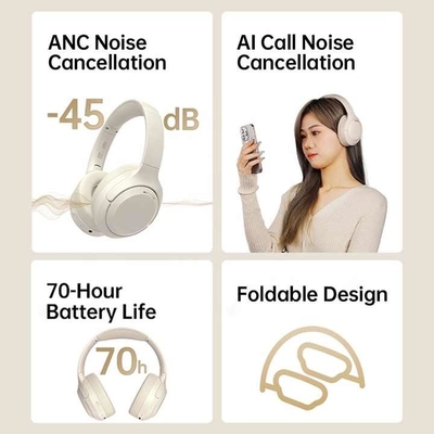 Meilleur vendeur écouteurs sans fil à réduction de bruit écouteurs sportifs casque stéréo pliable basse profonde OEM Bluetooth écouteurs casque