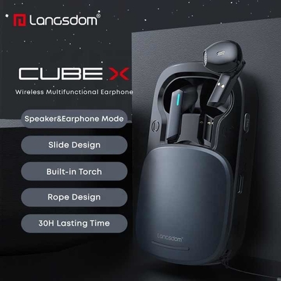 Langsdom haut-parleurs Bluetooth accessoires pour deux voies radio sans fil Temps de retard de 41-50 ms écouteurs étanches Bluetooth avec JL Chipset
