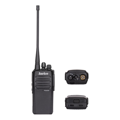 inrico PD660 Radio à double sens étanche 15 heures de temps de conversation Mode DMR et sensibilité analogique 12db SINAD 0,25μV Émetteur-récepteur portable à l'épreuve des éclaboussures