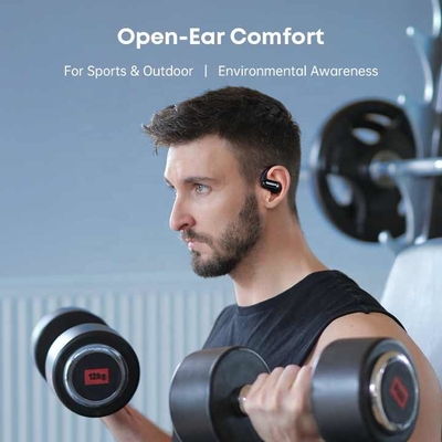 Langsdom True écouteurs Bluetooth sans fil Accessoires pour radio bidirectionnelle Annulation du bruit environnemental Accessoires ENC pour radio bidirectionnelle avec affichage numérique et norme imperméable à l'eau IPX-5