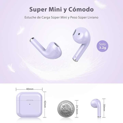 Écouteur et microphone sans écran tactile Écouteur et microphone Facteur de forme semi-à l'oreille 1-3 heures Temps de charge de la batterie
