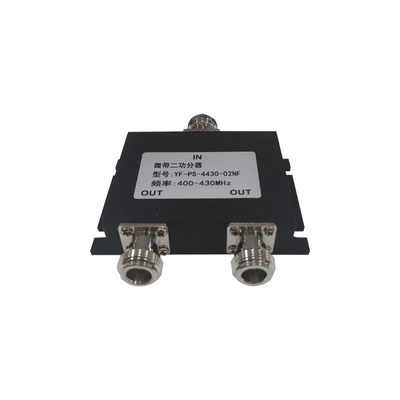 Diviseur d'alimentation, microstrip à double sens, connecteur féminin de type N de 400 à 430 MHz