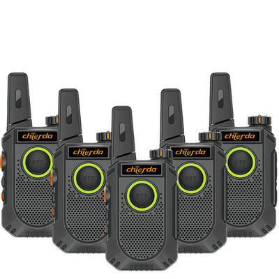 Chierda TC18 Radio walkie-talkie à deux voies avec double charge PTT de type C et protection anti-cracking