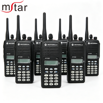 Talkie-walkie Radio bidirectionnel Portable à longue portée VHF UHF à bande basse HT1250 200 MHz