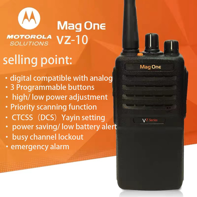Original VZ-10 haute puissance étanche à l'eau portable à deux voies radio walkie-talkie avec télécommande pour une utilisation en extérieur